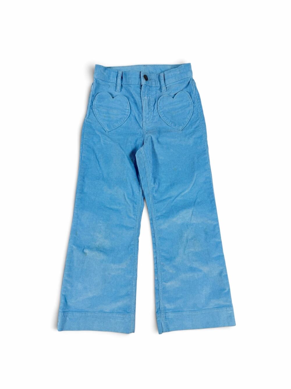 Crewcuts Girls Wide Leg Corduroy Pants Blue Size 8